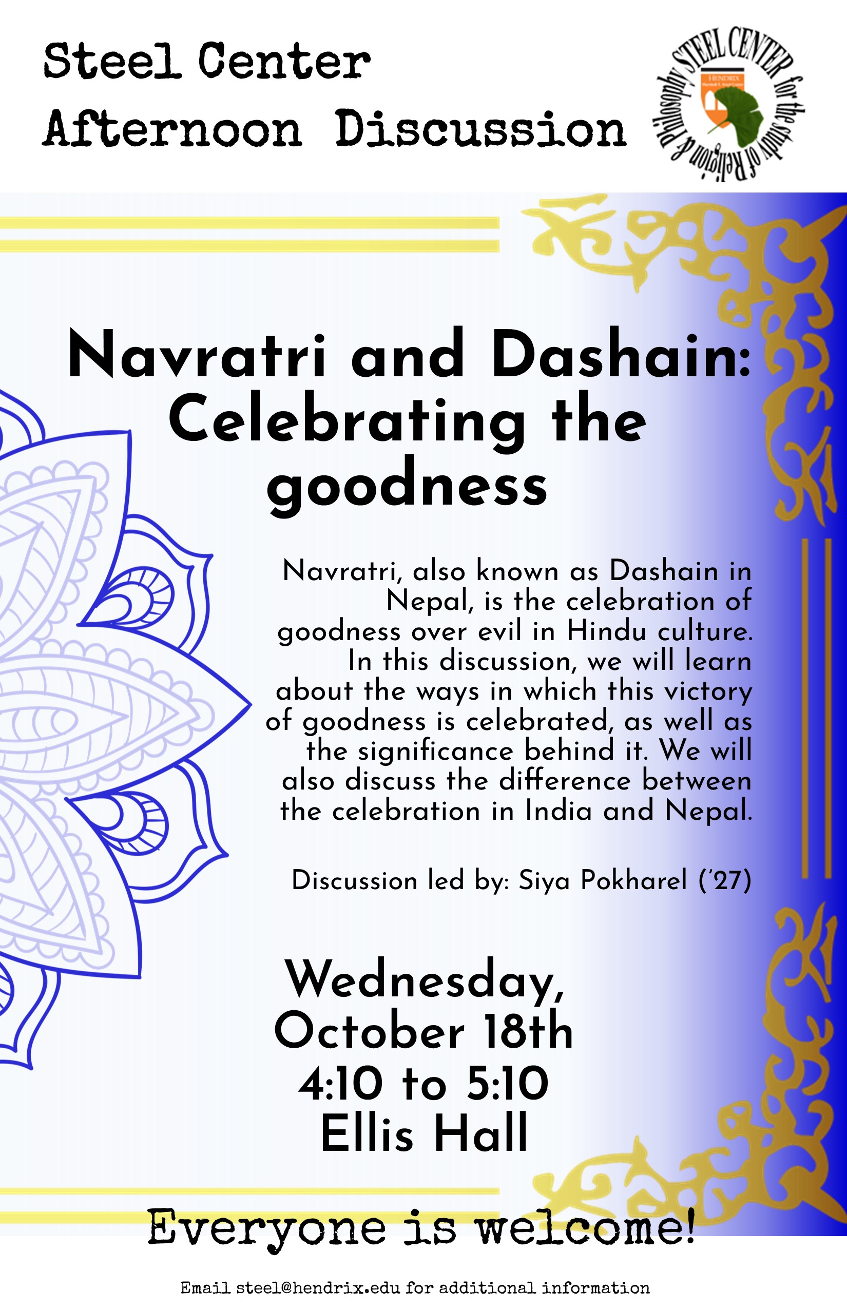 Navratri and Dashain Poster Navratri and Dashain Poster